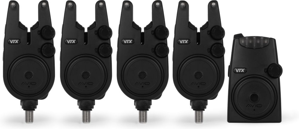 Levně Avid carp sada signalizátorů vtx bait alarm set 4+1