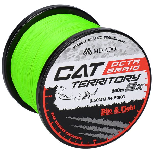 Mikado Splétaná Šňůra Cat Territory Octa Braid Fluo 600 m