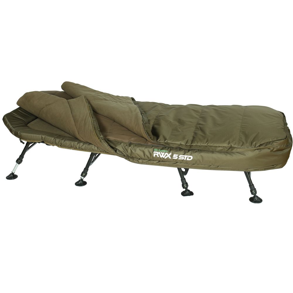Levně Giants fishing lehátko + spací pytel bedchair/sleeping bag system rwx 5 std