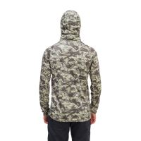 Grundéns Funkční UV Mikina Solstrale Hoody Refraction Camo Green (3)