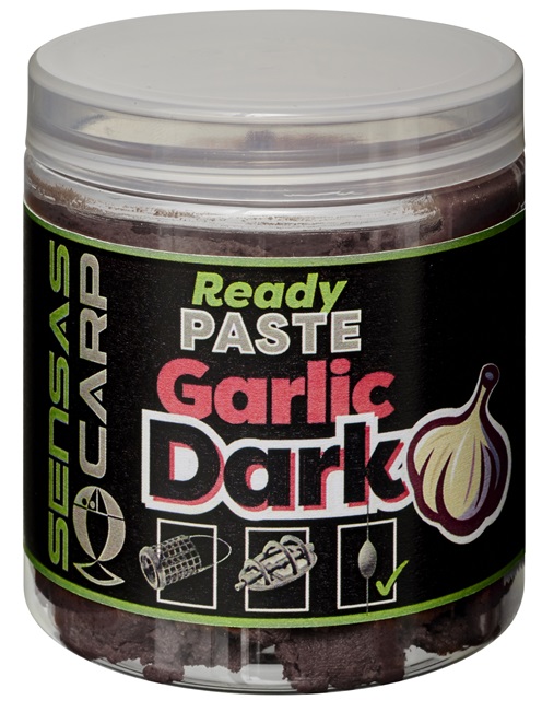 Levně Sensas pasta ready paste 250 g - garlic dark