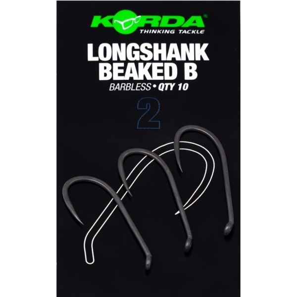 Korda Háčky Longshank Beaked Barbless 10 ks