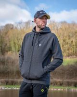 Matrix Mikina Zipped Hoody Charcoal Marl (10)