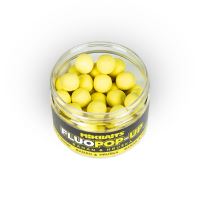 Mikbaits Plovoucí Boilie Fluo Banán Hruška 150 ml - 18 mm (1)