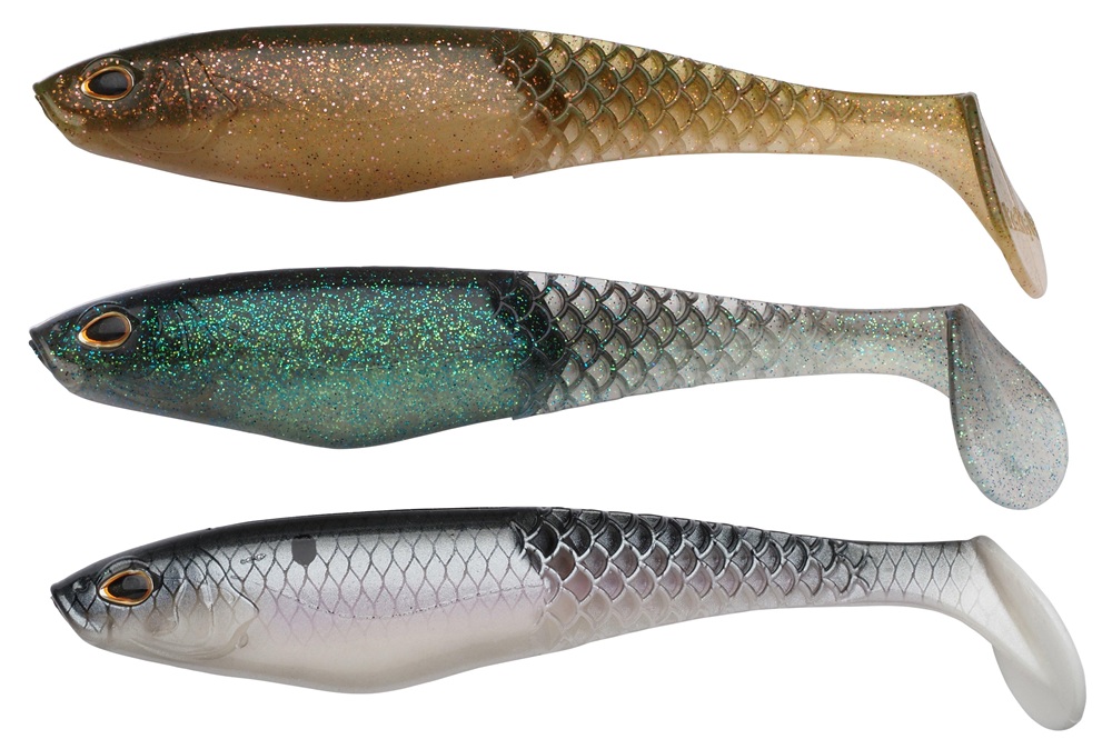 Levně Berkley gumová nástraha powerbait cullshad mixpack clearwater - 15 cm 27,5 g 3 ks