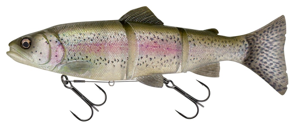 Savage gear gumová nástraha 3d line thru trout clear rainbow trout - 20 cm 98 g