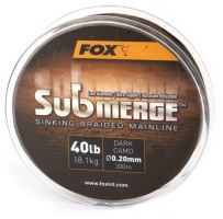 Fox Splétaná Šňůra Submerge Sinking Braided Mainline Camo 300 m