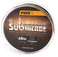 Fox Splétaná Šňůra Submerge Sinking Braided Mainline Camo 300 m-Průměr 0,16 mm / Nosnost 11,3 kg