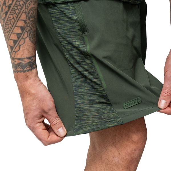 RidgeMonkey Kraťasy APEarel CoolTech Camo Edition Shorts