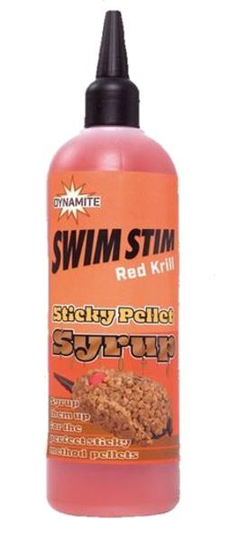 Dynamite baits syrup sticky pellet swim stim 300 ml-red krill