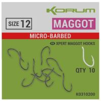 Korum Háčky Xpert Maggot Barbed - #12