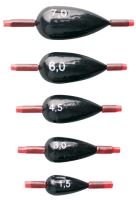 Cralusso Zátěž Olive Wieght With Silicone 5 ks - 7 g