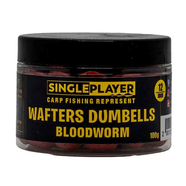 Singleplayer Wafters Dumbells Bloodworm 100 g 12 mm