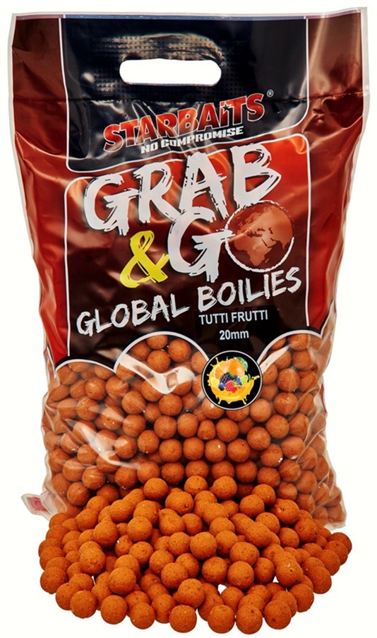 Starbaits boilies g&g global tutti frutti - 5 kg 20 mm