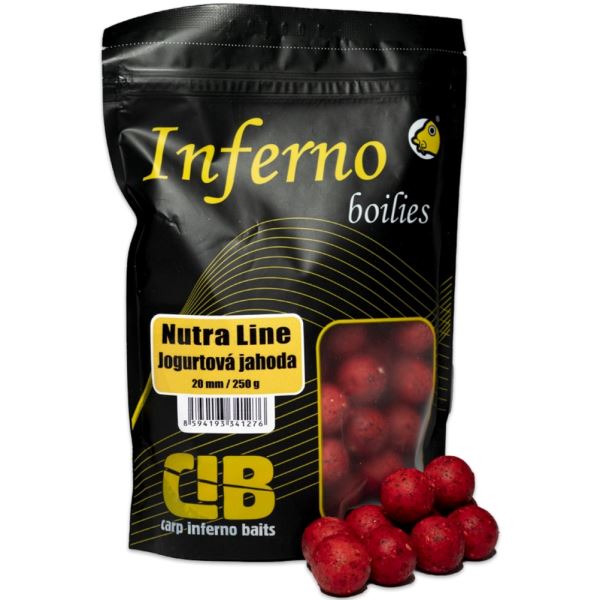 Carp Inferno Boilies Nutra Line Jogurtová Jahoda