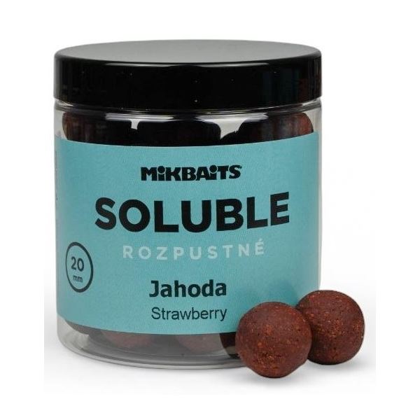 Mikbaits Rozpustné Boilie Soluble Jahoda 250 ml