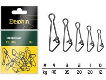 Delphin Karabinka Hooked Snap 10 ks
