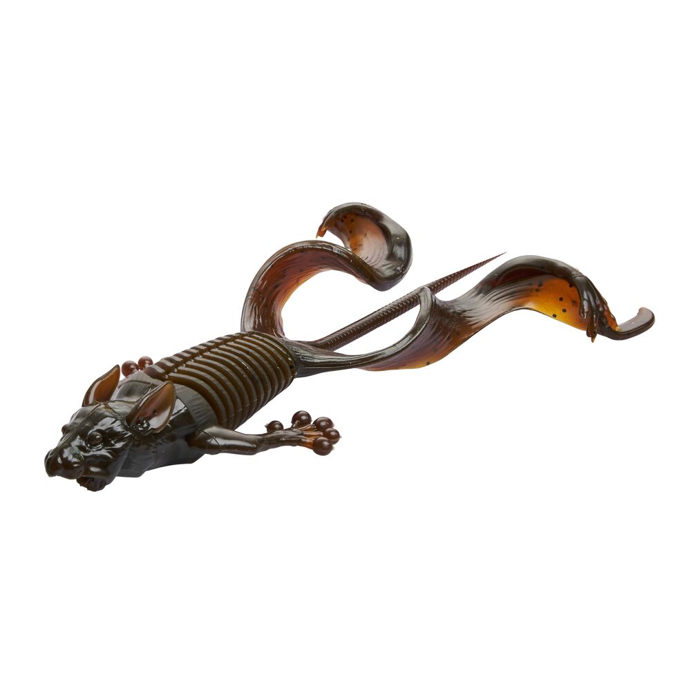 Savage gear gumová nástraha mutant rat soft loose body slow sink brown - 24 cm 42 g