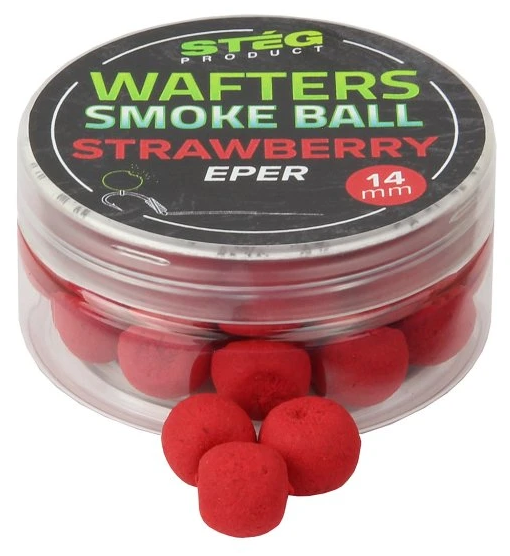 Levně Stég wafters smoke ball 40 g 14 mm - strawberry