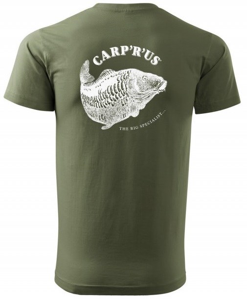 Carp´R´Us Tričko Mouthsnagger Army Zelená (1)