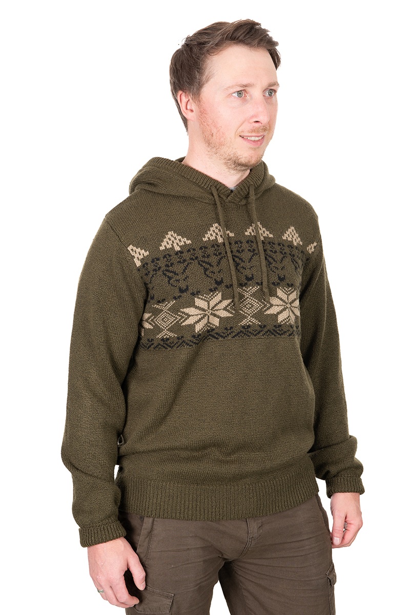Fox mikina xmas hoodie - xxxl