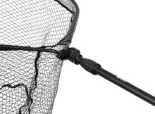 Fencl Sklápěcí Teleskopický Podběrák MAX XXL s Pogumovanou Sítí Plovoucí 77x82 cm (1)