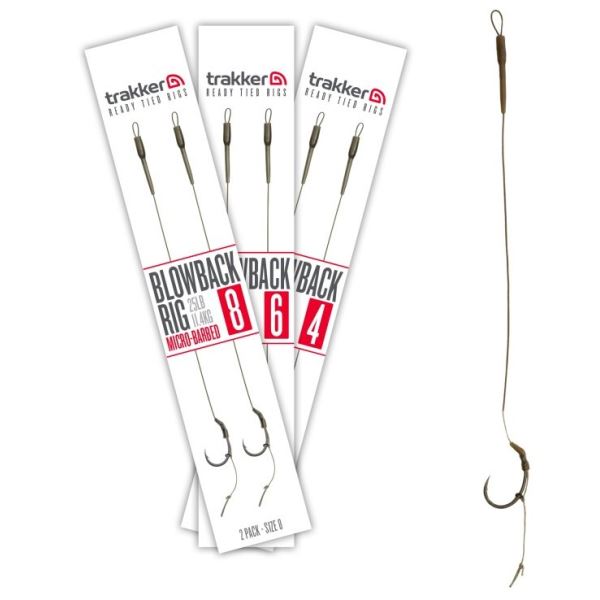 Trakker Návazce Blowback Ready Rig Barbed 25 lb 2 ks