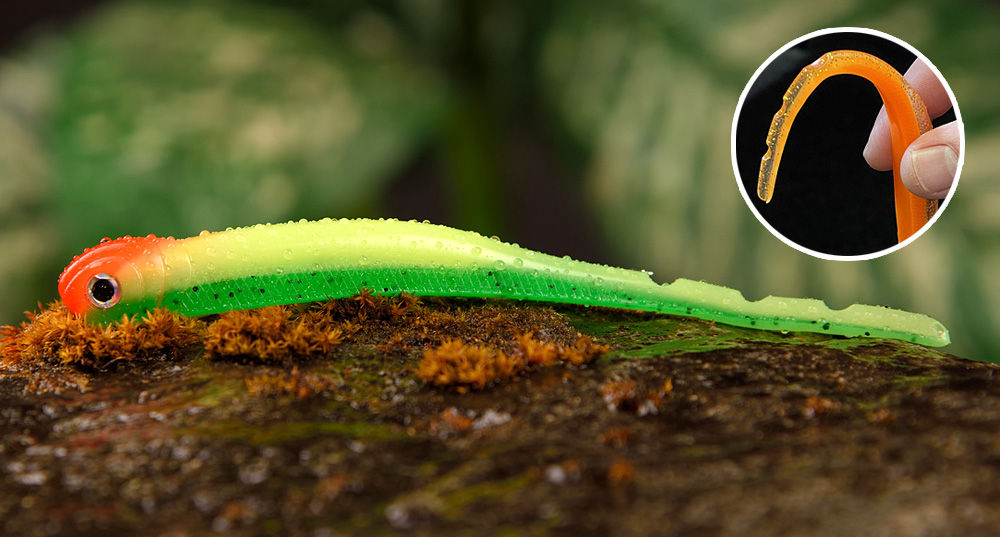 Redbass smáček big snake fluo/green rh uv color - 15,5 cm 11 g