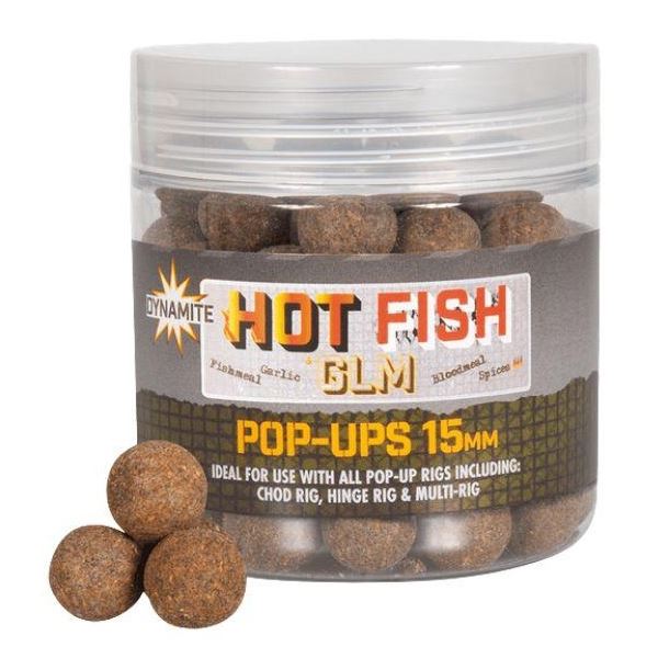Dynamite Baits Pop Ups Hot Fish GLM 15 mm