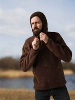 Geoff Anderson Mikina s Kapucí Teddy Hnědá (7)