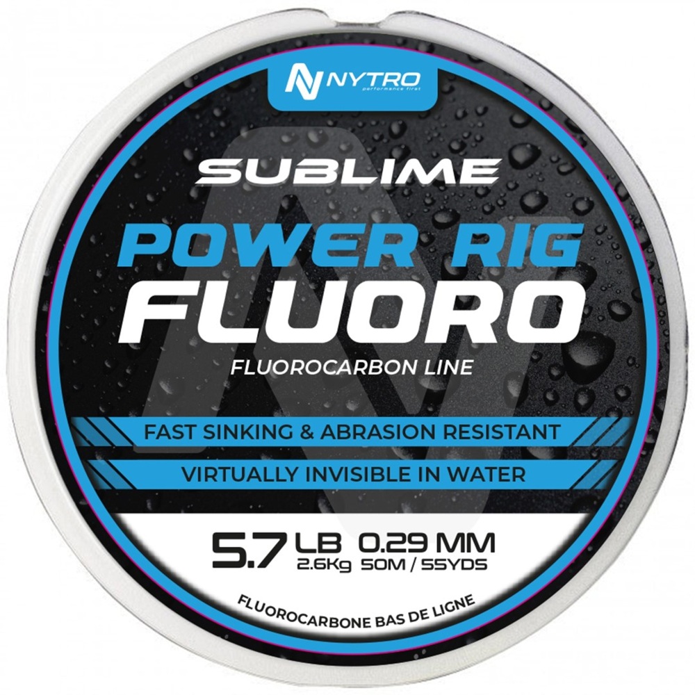 Nytro fluorocarbon sublime power rig fluoro 50 m - 0,13 mm