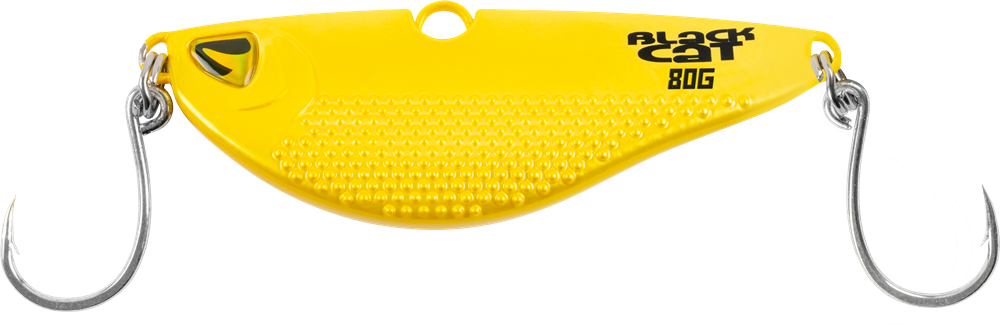 Levně Black cat nástraha heavy vibe v lure yellow - 10,5 cm 110 g