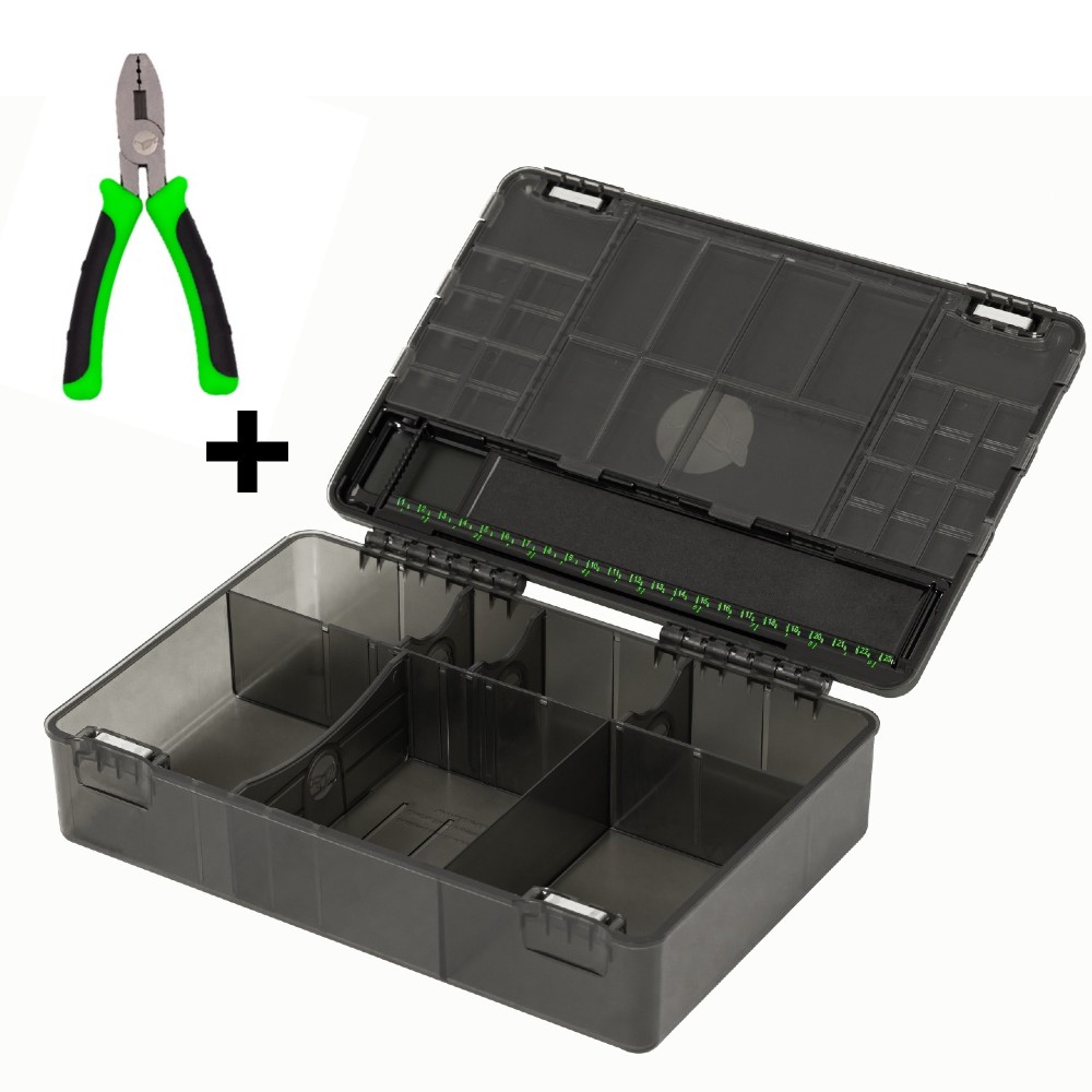 Korda tackle box + krimpovací kleště zdarma