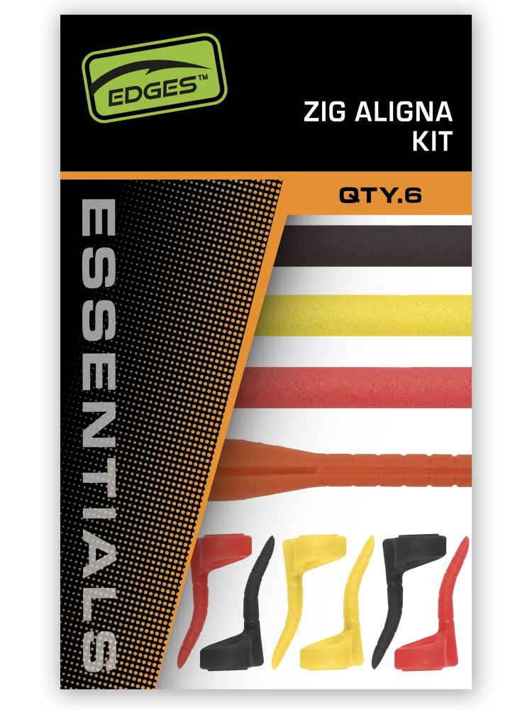 Fox rovnátka edges essentrials zig aligna kit xl 10 mm (6x rovnátka, navlékač a 3x pěnový váleček)