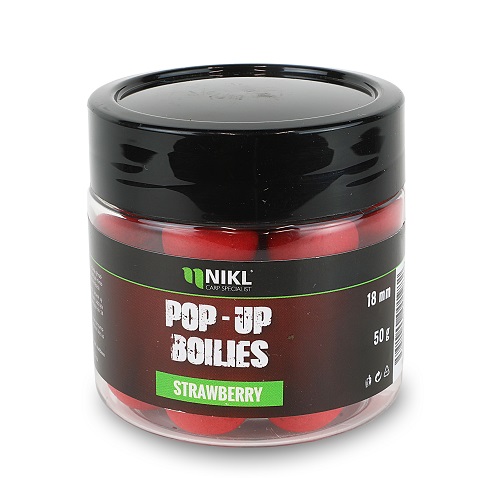 Levně Nikl plovoucí boilies strawberry - 16 mm 50 g