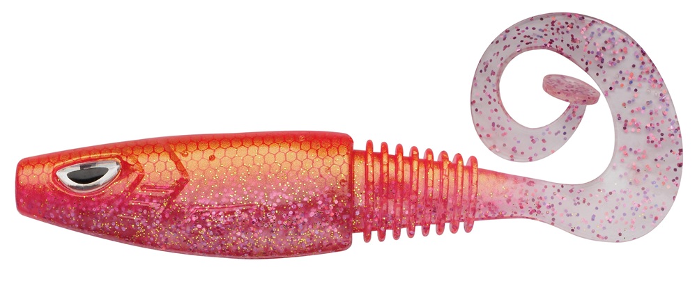 Berkley gumová nástraha sick curl cotton candy - 12 cm