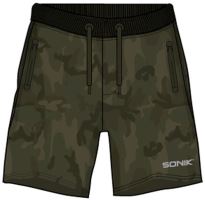 Sonik Kraťasy Camo Fleece Shorts