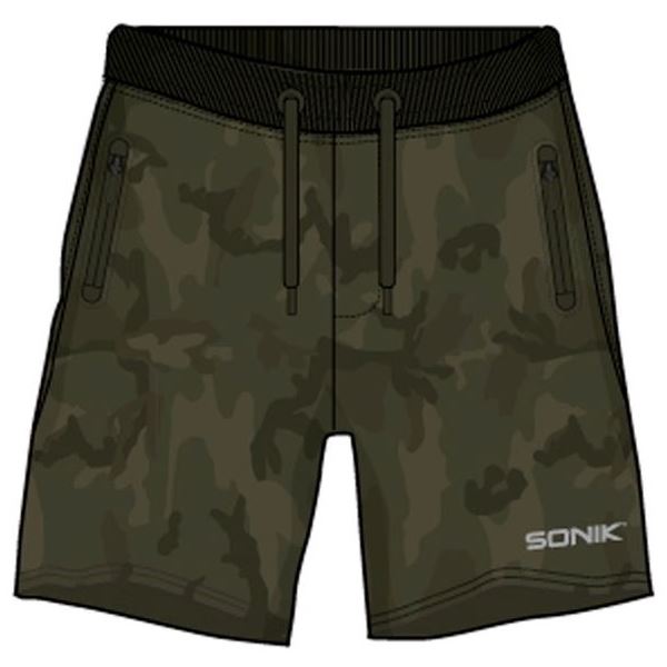 Sonik Kraťasy Camo Fleece Shorts