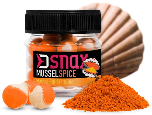Delphin pop up nástraha d snax pop mušle koření 20 g - 10 mm