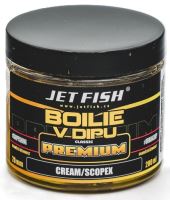 Jet Fish Boilie V Dipu Premium Clasicc 200 ml 20 mm - Cream Scopex