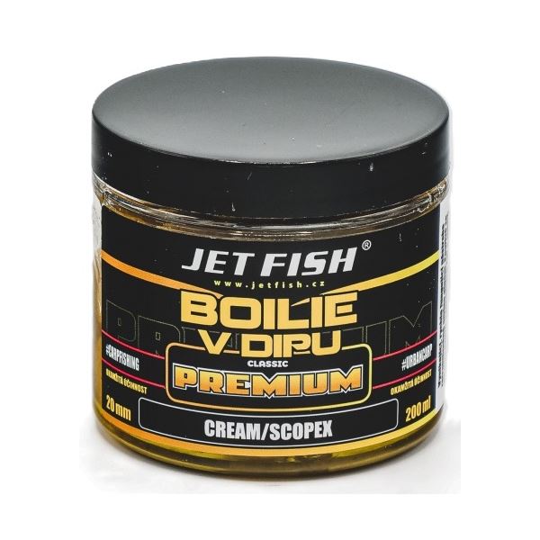 Jet Fish Boilie V Dipu Premium Clasicc 200 ml 20 mm