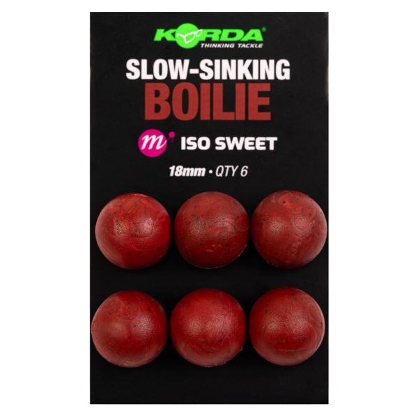 Korda Umělé Boilie Slow Sinking Boilie ISO Sweet