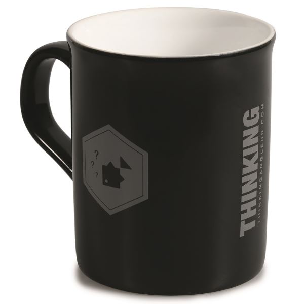 Thinking Anglers Hrneček Gloss Black Mug