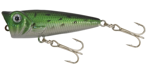Kamasaki wobler popp zelená-stříbrná 5 cm 4,5 g
