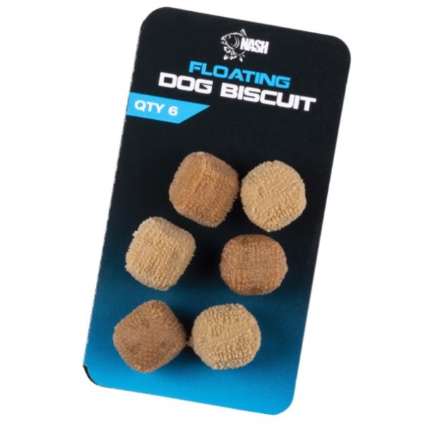 Nash Umělá Nástraha Floating Dog Biscuit 13 mm 6 ks