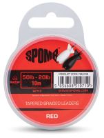 Spomb Ujímaný Šokový Vlasec Tapered Braided Leaders 3x10 m 50-20 lb (1)