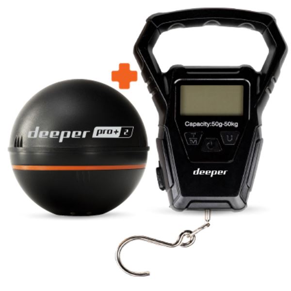 Deeper Pro+ 2 Smart nahazovací sonar WiFi s GPS + Váha Zdarma