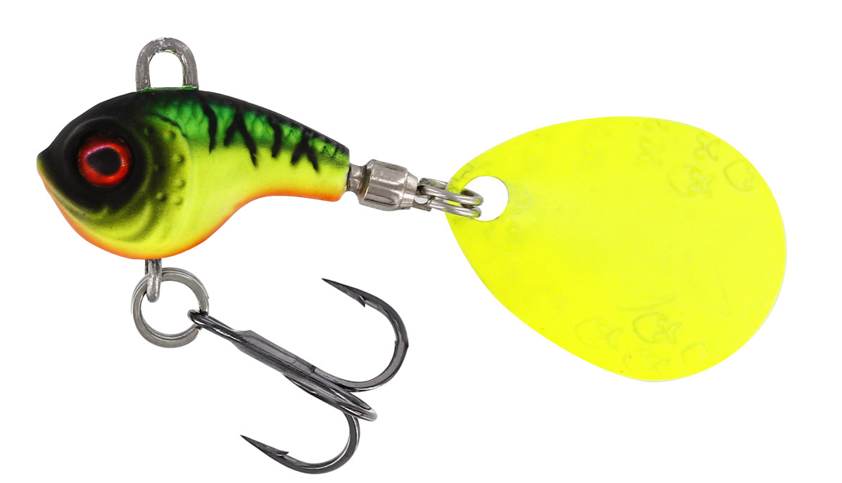 Levně Westin nástraha dropbite tungsten spin tail jig firetiger - 1,8 cm 9 g