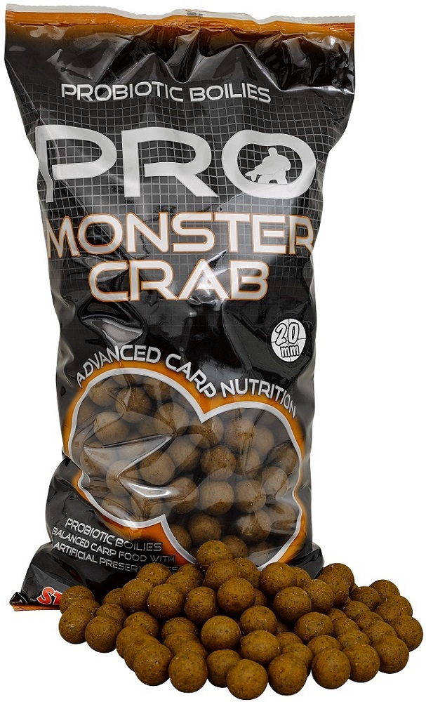 Levně Starbaits boilie probiotic monster crab - 2 kg 14 mm
