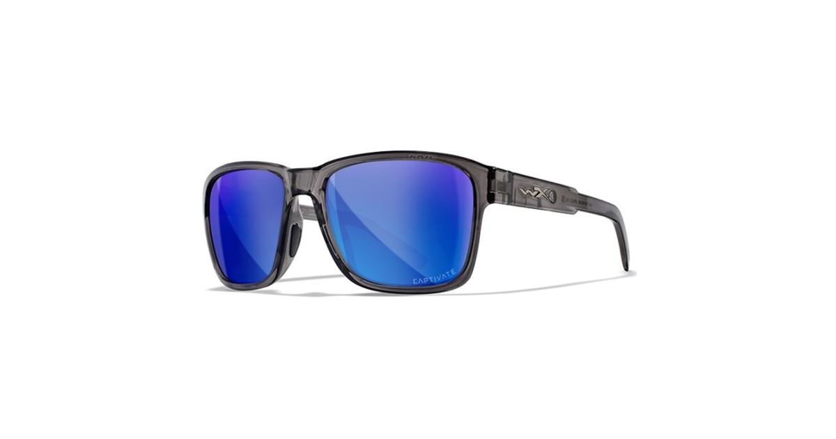 Wiley X Polarizační Brýle Trek Captivate Polarized Blue Mirror Smoke Grey Gloss Crystal Dark Grey 0590